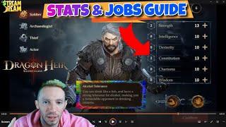 BEST Stats & Jobs Guide DragonHeir Silent Gods