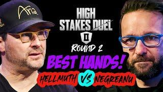 Best of Phil Hellmuth vs Daniel Negreanu | High Stakes Duel 2 | Round 2