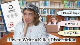 How to Write Your Dissertation / Thesis FAST! | Everything I Wish I Knew 