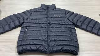 SSW logo Puffer Jacket - Thick style sample in color black