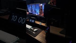 Anyone else ready for Christmas?!!!  End Of Year Desk Setup!. #desksetup #gaming