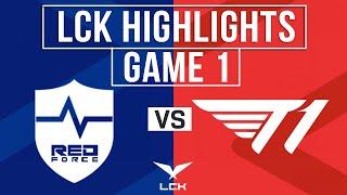 NS vs T1 Highlights Game 1 | LCK 2025 | NS RedForce vs T1