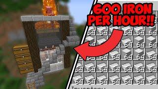 How to Build an Iron Farm in Minecraft 1.19+| 600+ Iron/Hr