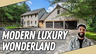 SECLUDED Ultra ￼Luxury House Tour Near Grand Rapids Michigan | New Construction Homes