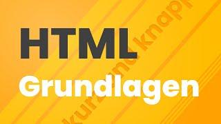 HTML Webseite erstellen | Grundlagen in 9 Minuten lernen | Anfänger Tutorial Deutsch