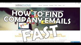 How to Find Company Email Addresses