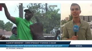 Sénégal : O. Sonko, candidat du Pastef à  la présidentielle