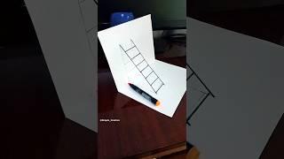 Simple Creativ Trick. Ladder and Paper #shorts