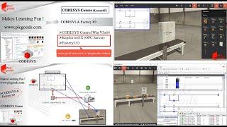 CODESYS tutorial | Connecting CODESYS with Factory IO using KepserverEX (OPC server) with a project