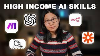 5 High Income skills to Learn To Make Money Online With AI