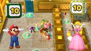 Super Mario Party - Mario & Peach vs Daisy & Luigi - Tantalizing Tower Toys