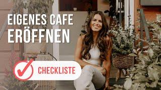 Dein eigenes Café eröffnen - Checkliste und Businessplanvorlage