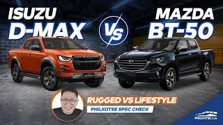 Mazda BT-50 4x4 vs Isuzu D-Max LS-E 4x4 | Philkotse Spec Check