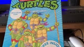 Teenage Mutant Hero Turtles ZX Spectrum +3 disk versus cassette!