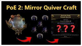 [PoE 2] Mirror Crafting a Quiver with 200+ Divines of Omens !