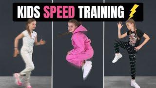 Kids "GET FAST" Workout! (Best Exercises For Speed Training)