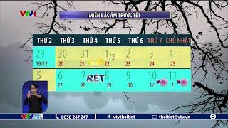 Dự báo thời tiết Tết Giáp Thìn 2024: Miền Bắc ấm áp trước tết | VTVWDB
