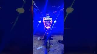 suzuki gixxer monotone headlight modified.#suzuki #gixxer #monotone #shorts