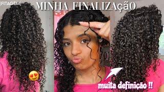 MINHA FINALIZAÇÃO ATUALIZADA| muita definição e volume🫶