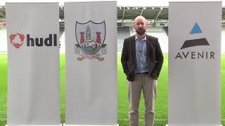 Kevin O'Donovan & High Performance Manager Aidan O'Connell on Launch between Cork GAA and Avenir