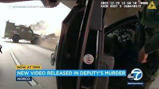 New bodycam video shows gunfight with man who killed Riverside deputy