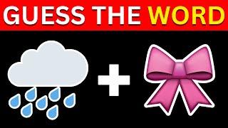 Guess The WORD By The Emoji | Emoji Quiz Challenge