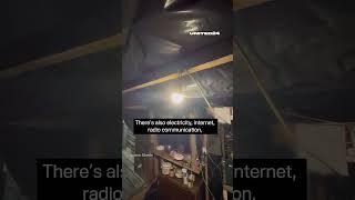 Ukrainian Soldiers' Dugout Roomtour: Internet, Stove and Cat #warinukraine #roomtour