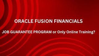 Oracle Fusion Cloud Financials Training | 1st Session