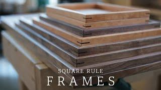 SQUARERULE FURNITURE - Making Poster Frames