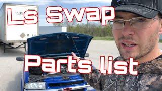 LS Swapping a S10: What You Need/Parts List