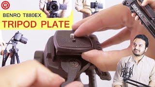 Tripod Plate Review : Quick Release Plate For Benro T880EX Tripod | Tripod Base Plate [SANEETS Gear]