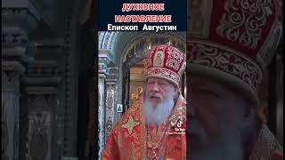 Мы не задумываемся о духовном… епископ Августин