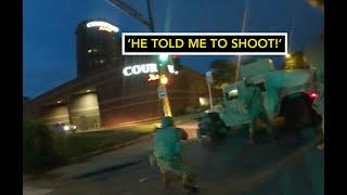 Released Video: National Guard Shoots at Minnesota Driver