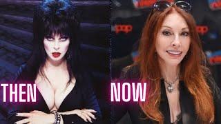 ELVIRA MISTRESS OF THE DARK (1988-2022) - CAST - THEN AND NOW | ⭐ STAR 66 CHANNEL