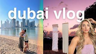 a week in my life in dubai  work christmas party, beach days & lots of shopping