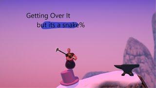 Getting Over It, but its a snake%