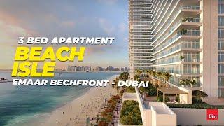 Stunning 3 Bed Apartment in Beach Isle, Emaar Beachfront - Dubai