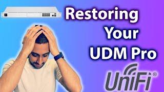 Restore Configuration UDM Pro | Learn how to restore UniFi Network Controller, Protect and Access