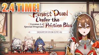 MARCH!! Version 2.4 Finest Duel Under the Pristine Blue Special Program REACTION | Honkai: Star Rail