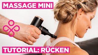 Massage Mini Rücken Tutorial für die Happy And Fit Massage Gun