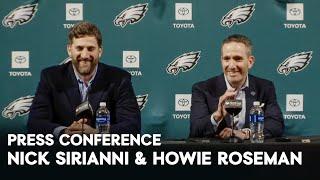 Nick Sirianni and Howie Roseman Recap NFL Draft Night 1