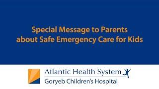 Walk With Me: Pediatric Emergency Services at Atlantic Health System