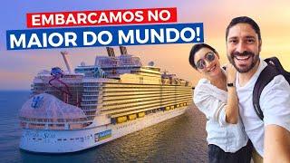 EMBARCAMOS NO MAIOR CRUZEIRO DO MUNDO! Conheça O Wonder Of The Seas da Royal Caribbean