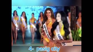 TOP 12 Beach beauty competition of Miss World Philippines 2024  #amandaerps