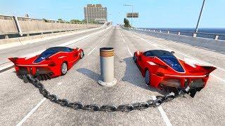 High Speed Crazy Jumps/Crashes BeamNG Drive Compilation #2 (Car Shredding Experiment)