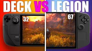 Legion Go vs Steam Deck Performance Test