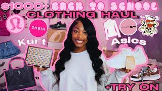 $1000+ BACK TO SCHOOL CLOTHING HAUL Kurt, edhardy, Shein, fashion nova, asic, etc.. |2024