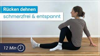 Rücken dehnen - 12 Minuten Stretching Übungen gegen Verspannungen & Rückenschmerzen