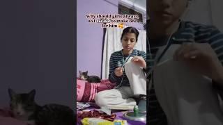 WHY SHOULD GIRLS ALWAYS?  |Abhilasha Jakhwal| #shorts #ytshorts #diy #craft #rose