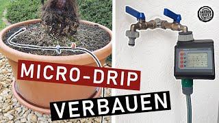 Wie verlege ich ein Bewässerungssystem ? | Gardena Micro Drip Installation  Tipps & Tricks | Teil 2